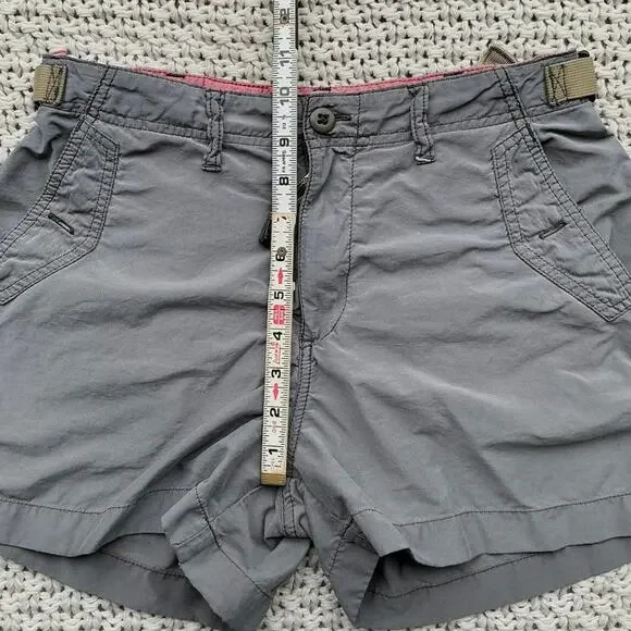 Y2K Grey Cargo Utility Shorts Code Bleu - Size 7 - Picture 7 of 8